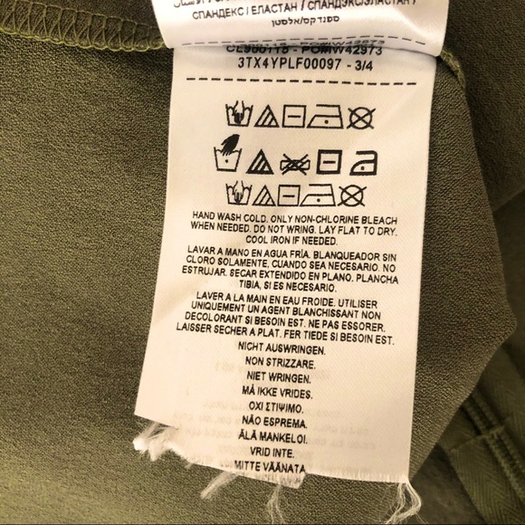 Guess Olive Green Satiny V-Neck Camisole Top - Picture 11 of 14